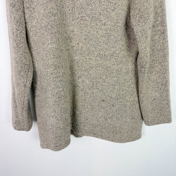 ISDA & Co Cashmere Wool Blend Sweater Jacket Cardigan Oatmeal Size Large L - Picture 9 of 9